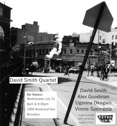 David Smith Quartet at Bar Bayeux - event poster David Smith Quartet at Bar Bayeux