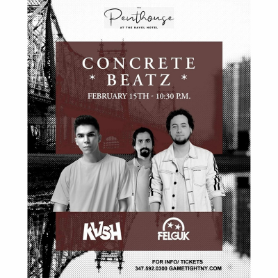 Concrete Beatz Featuring Kvsh + Felguk Live At The Penthouse 2020 at Penthouse808 Rooftop (ravel Hotel)