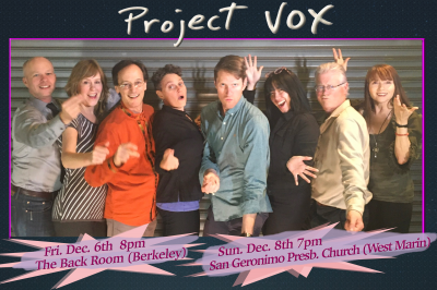 Project Vox  8-person Vocal Group at The Back Room