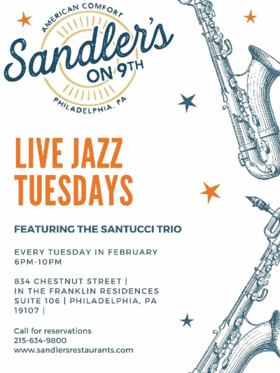 Santucci Trio at Sandler's On 9th