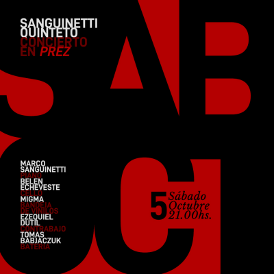 Marco Sanguinetti at Prez.jazz