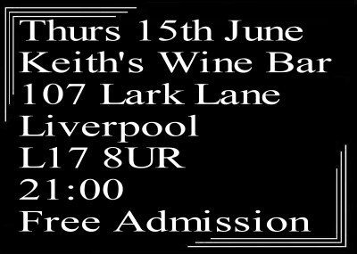 Speakeasy Bootleg Band At Keith's Wine Bar Thurs 15th June 9pm at Keith's Wine Bar
