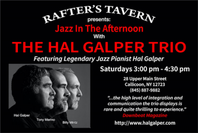 The Hal Galper Trio at Rafter's Tavern - event poster The Hal Galper Trio at Rafter's Tavern