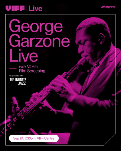 George Garzone Live + Fire Music Film Screening at Viff Centre