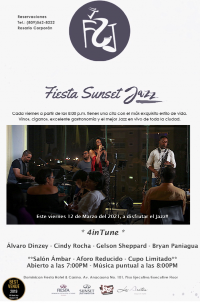 Fiesta Sunset Jazz Presents 4intune at Fiesta Sunset Jazz