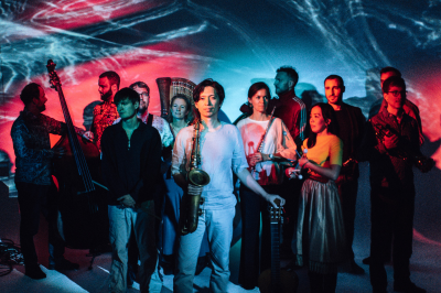 Andromeda Mega Express Orchestra at Jazzahead! at jazzahead! Exhibition Center Hall 7.1