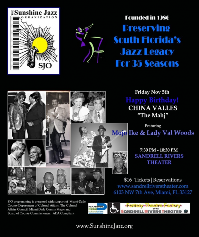 The Sunshine Jazz Concert Series at Sandrell Rivers Theater