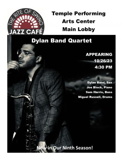 Dylan Band Quartet at Temple Performing Arts Center - event poster Dylan Band Quartet at Temple Performing Arts Center