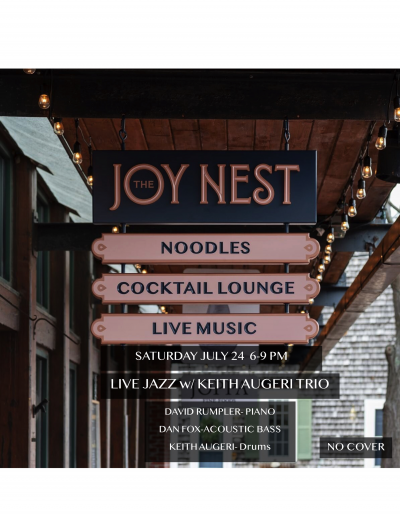 Keith Augeri Trio at The Joy Nest