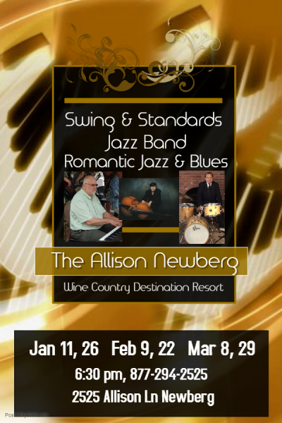 Swing & Standards Jazz Band The Allison Newberg at The Allison Inn & Spa