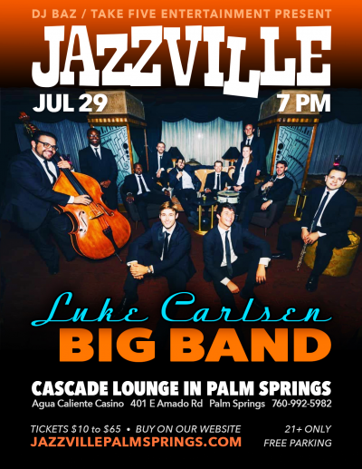 Luke Carlsen Big Band at Jazzville Palm Springs