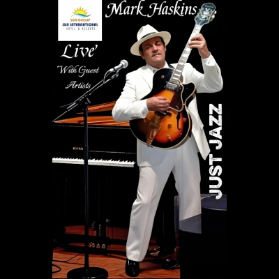 Mark Haskins Jazz Guitarist at Holiday Inn Durban South Africa - event poster Mark Haskins Jazz Guitarist at Holiday Inn Durban South Africa