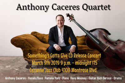 Anthony Caceres Quartet Cd Release Concert at Cezanne