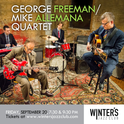 George Freeman / Mike Allemana Organ Quartet  at Winter's Jazz Club