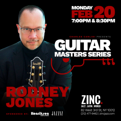 Guitar Masters Series: Rodney Jones at Zinc Bar - event poster Guitar Masters Series: Rodney Jones at Zinc Bar