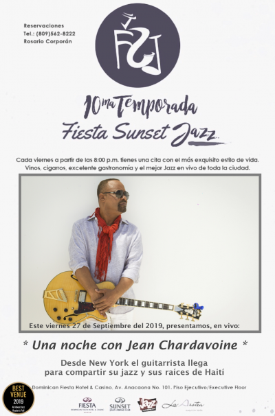 Fiesta Sunset Jazz Presents: A Night With Jean Chardavoine at Fiesta Sunset Jazz