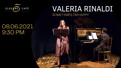 Valeria Rinaldi at Elegance Cafè Jazz Club - event poster Valeria Rinaldi at Elegance Cafè Jazz Club