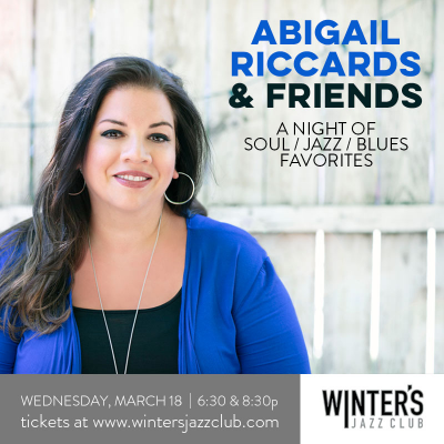 Abigail Riccards & Friends at Winter's Jazz Club