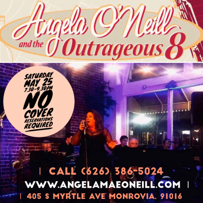 Angela O’neill And The Outrageous8 at Myrtle Tree Cafe - event poster Angela O’neill And The Outrageous8 at Myrtle Tree Cafe