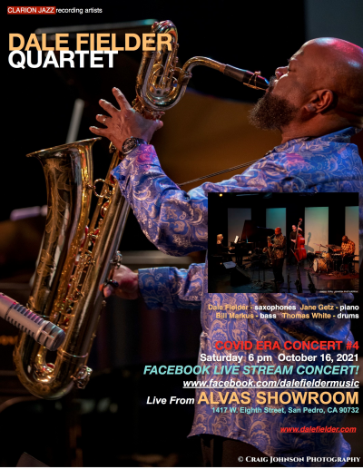 Dale Fielder Quartet Livestream @ Alvas Showroom at Alvas Showroom
