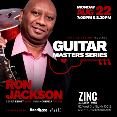 Guitar Masters Series: Ron Jackson at Zinc Bar - event poster Guitar Masters Series: Ron Jackson at Zinc Bar