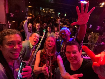 Saskia Laroo Band W Warren Byrd at Muziekcafe Stiels