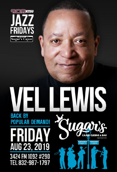 Vel Lewis at Sugar's Cajun Cuisine & Bar