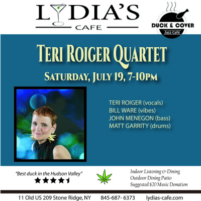 Teri Roiger Quartet at Lydia's Cafe