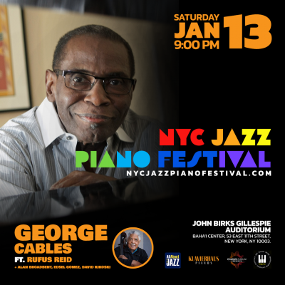 George Cables ft. Rufus Reid at New York Jazz Piano Festival at John Birks Gillespie Auditorium
