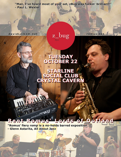 Zbug And Rent Romus' Lords Of Outland at Starline Social Club