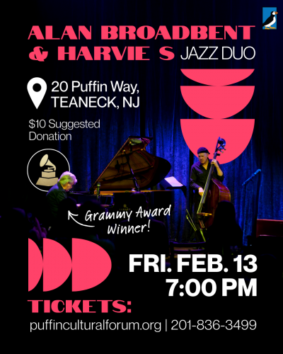 Alan Broadbent & Harvie S Jazz Duo at Puffin Cultural Forum
