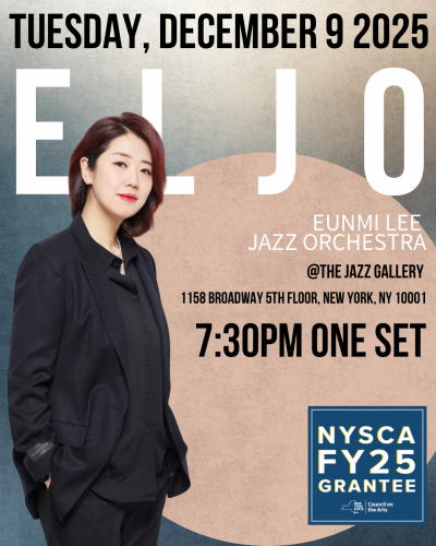 Eunmi Lee at The Jazz Gallery - event poster Eunmi Lee at The Jazz Gallery