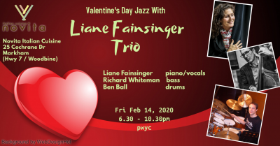 Liane Fainsinger Trio at Novita Italian Cuisine
