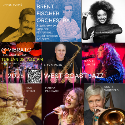 Brent Fischer Orchestra Featuring Guest Singers James Torme, Tawanda... at Vibrato Grill Jazz