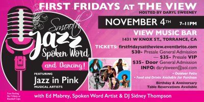 Jazz In Pink at View Music Bar - event poster Jazz In Pink at View Music Bar