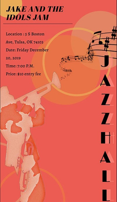 Jake Karlik And The Idols at Oklahoma Jazz Hall of Fame