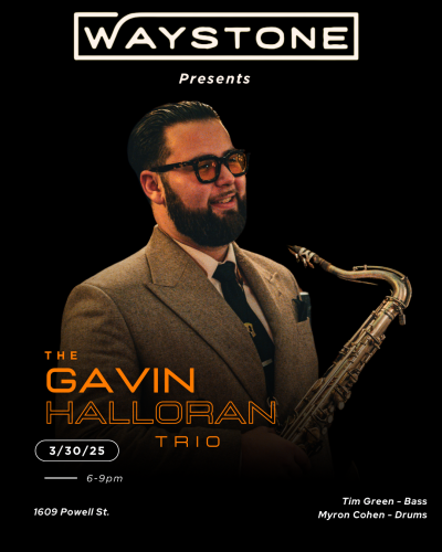 Gavin Halloran Trio at Waystone