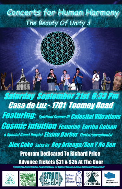 Concerts For Human Harmony-in Honor Of Richard Price at Casa De Luz