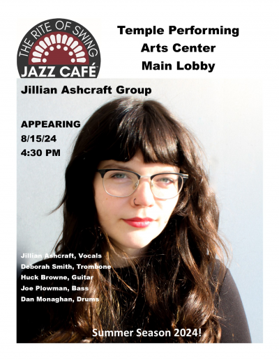 Jillian Ashcraft Group at Temple Performing Arts Center