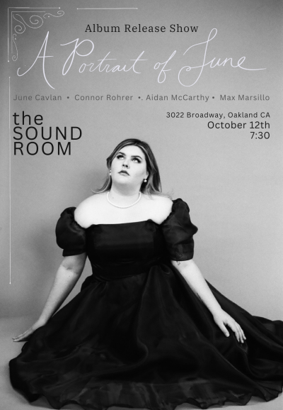 June Cavlan at The Sound Room - event poster June Cavlan at The Sound Room