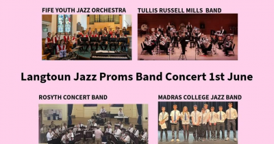 Langtoun Jazz Proms Band Concert at Kirkcaldy Old Kirk