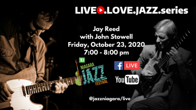 Jay Reed / John Stowell Duo at Td Niagara Jazz Festival - event poster Jay Reed / John Stowell Duo at Td Niagara Jazz Festival