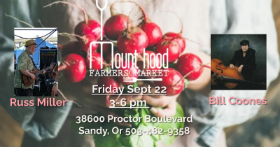 Swing & Standards Jazz Duo Mount Hood Farmers Market at Mount Hood Farmers Market - event poster Swing & Standards Jazz Duo Mount Hood Farmers Market at Mount Hood Farmers Market