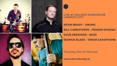 The Kevin Brady Trio Featuring Bill Carrothers & Seamus Blake at Dolan's Warehouse
