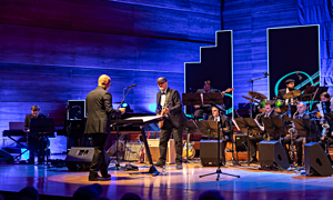 Jazz article: The Macedonian National Jazz Orchestra with Rambo Amadeus, Darko Rundek, and Vlatko Stefanovski at the Philharmonic Hall