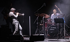 Interview with Paolo Fresu's Heroes, a tribute to David Bowie, at Ponchielli Theater in Cremona