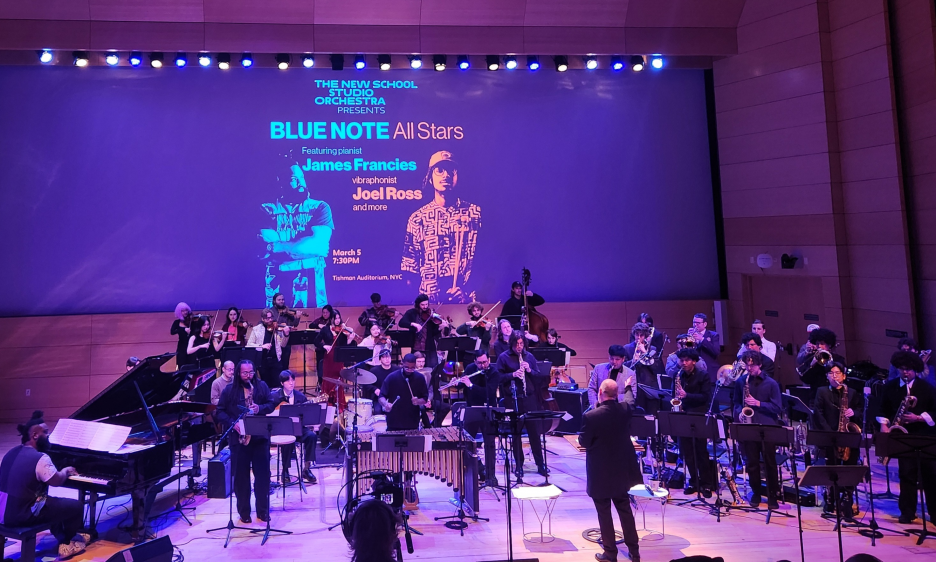 James Francies, Joel Ross and Immanuel Wilkins at The New School