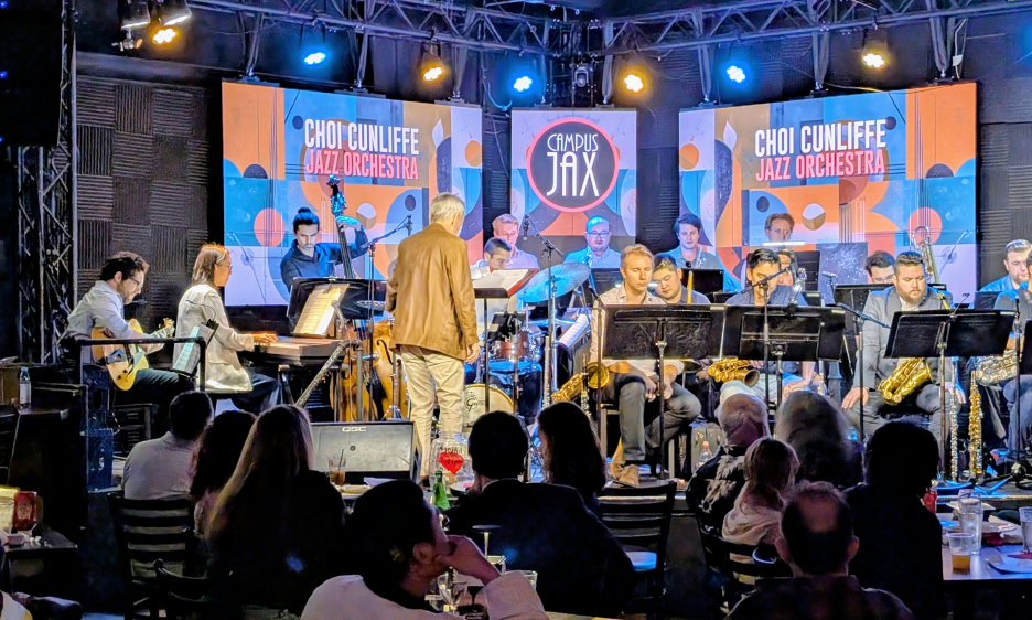 Choi / Cunliffe Jazz Orchestra at Campus Jax in Orange County