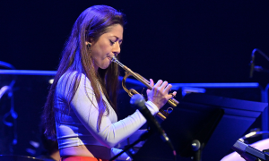 Jazz article: Yazz Ahmed with Emel and Rabih Abou-Khalil at Barbican Hall