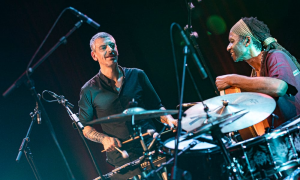 Jazz article: Pasquale Mirra e Hamid Drake al Roma Jazz Festival